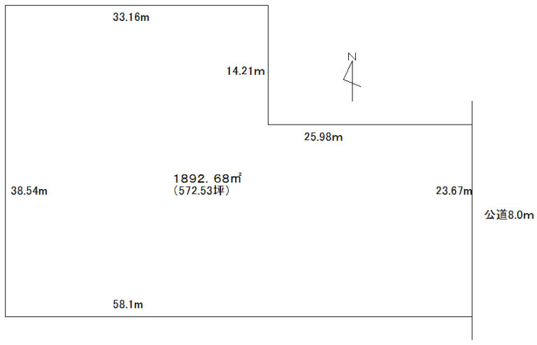 「190万」上青木１丁目「572坪」